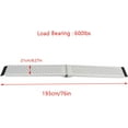 thumbnail image 2 of waltyotur 6.5ft L x 8.5in W Motorcycle Loading Ramp 600 lbs Replacement for Motorcycle, Truck, Dirt Bikes, Quads, Lawn Mowers, Snow Blowers, 2 of 7