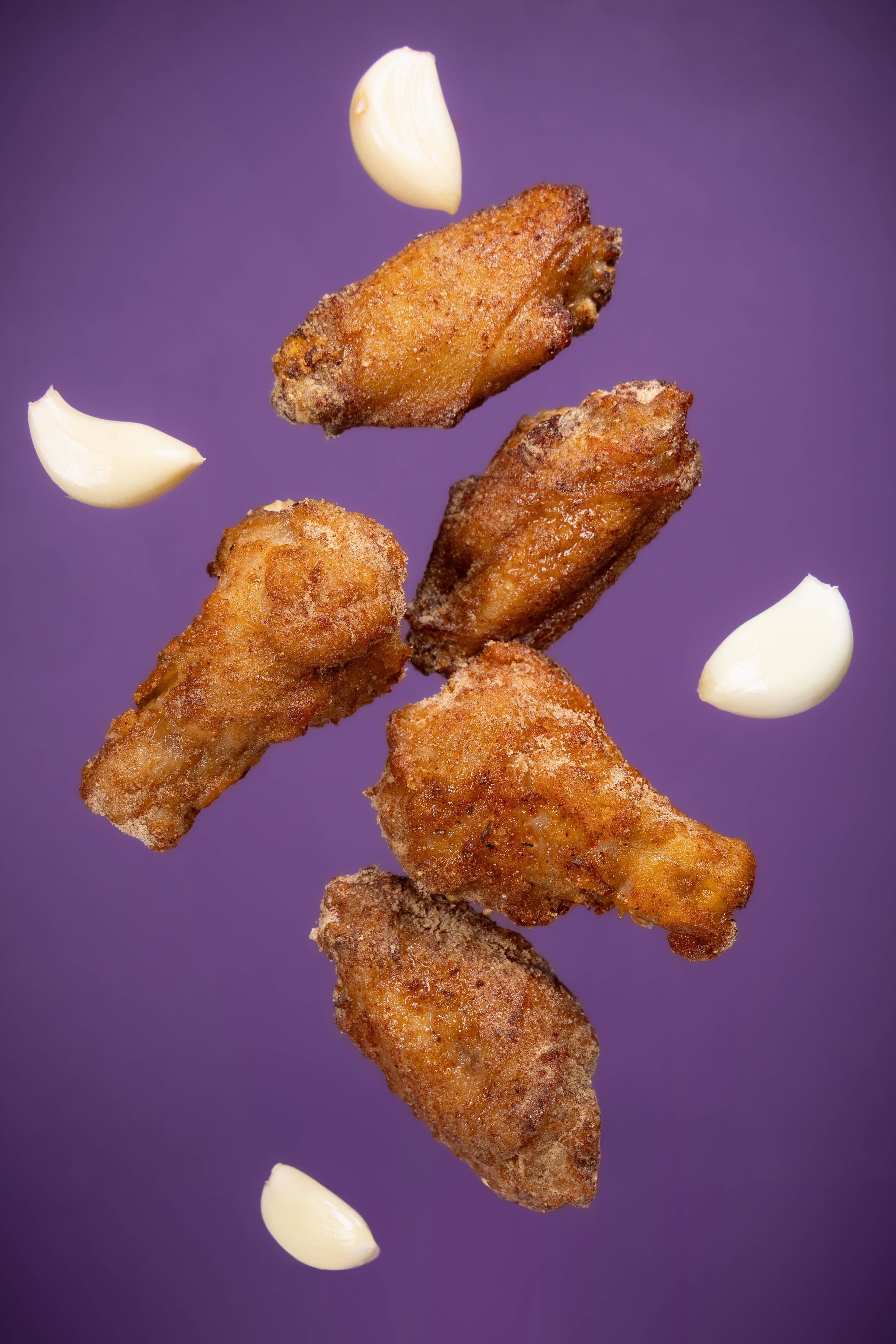 bettergoods Chicken Wings with Garlic Butter Dry Rub, 22 oz (Frozen)