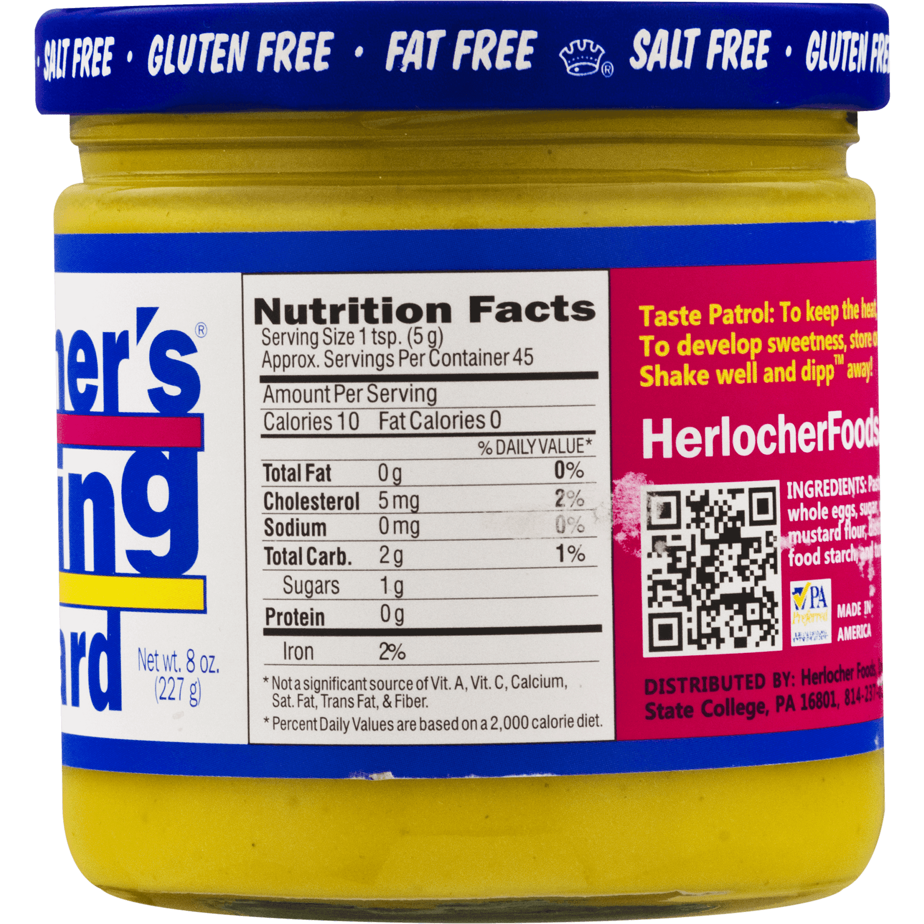 Herlocher Foods Herlochers Mustard, 8 oz