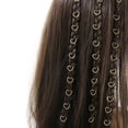 thumbnail image 4 of 100pcs Cute Metal Hair Rings for Braids, Dreadlocks with Colorful Star Love Shape, Perfect Hair Accessories for Party, Daily Events, 4 of 8