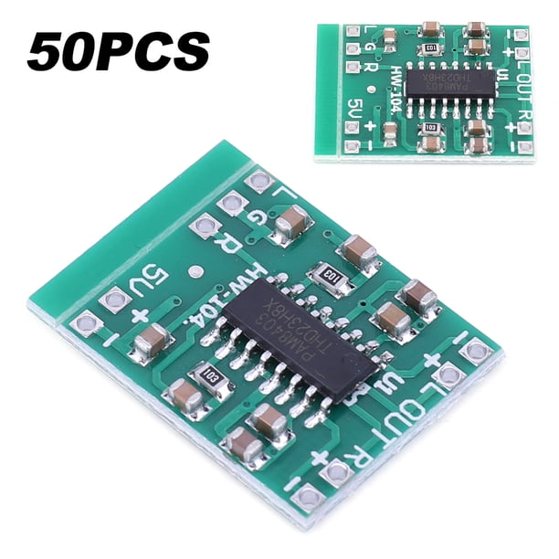 PAM8403 altavoz Audio placa amplificadora Clase D 2*3W DC2.5-5.5V fuente alimentación