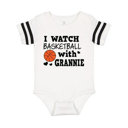 

Inktastic I Watch Basketball with Grannie Gift Baby Boy Bodysuit