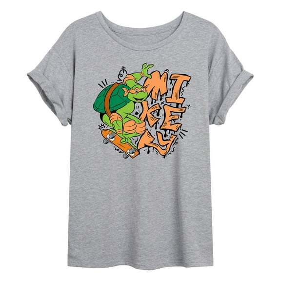 Teenage Mutant Ninja Turtles - Mikey - Juniors Ideal Flowy Muscle T-Shirt