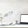 thumbnail image 3 of Magnifier Magnifying Crafts Desk Lamp With 2 LED Lights, 3 of 8