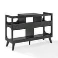 thumbnail image 6 of Crosley Furniture Asheville Large Record Storage Console Black, 6 of 10