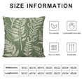 thumbnail image 6 of Nawypu  Spring Ferns Flower Throw Pillow Covers 2pcs Holiday Cushion Case Decoration for Sofa Couch, 6 of 6