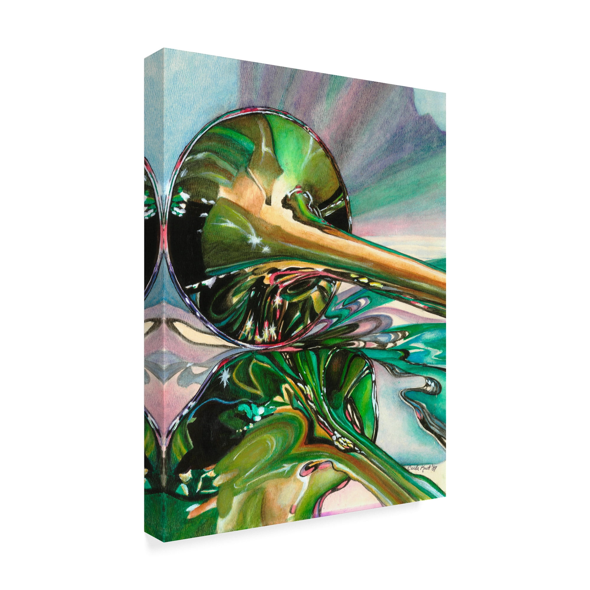 Trademark Fine Art 'Jazz Shine' Canvas Art by Carla Kurt