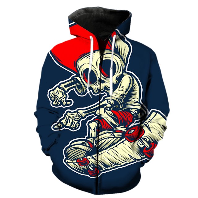 Sudadera con capucha y cremallera para hombre, diseño de astronauta de dibujos animados, con estampado 3D, ideal para primavera de 2024. Sudadera unisex de manga larga.