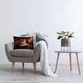 thumbnail image 2 of Stupell Industries Cat Reading Cozy Library Decorative Printed Throw Pillow Design by Michael David Ward, 2 of 5