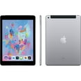 thumbnail image 3 of Restored Apple iPad 6 9.7" Tablet 32GB WiFi + 4G LTE Fully Unlocked, Space Gray (Refurbished), 3 of 3