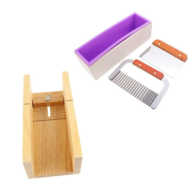 Pan De De Fabricación De Jabón De Silicona De Caja De 4x Con De