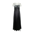 thumbnail image 1 of JS Collections Womens Embellished Gown Dress, Black, 14, 1 of 2