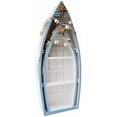 thumbnail image 6 of Wooden Boat Shelf Set of 2, Beach Theme Standing Display Boat with 3 Shelves, 6 of 7