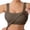 Coffee a1, variant on Womens Tank Tops with Built in Bras Ribbed Knit Wide Strap Camisole Backless Sleeveless Sleep Shirts Plus Size Pajama Top S-6XL