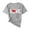 Gray-1, variant on Ohufall Women's Plus Size Tops Fashion Women Valentine's Day Print Short Sleeve T-shirt Novelty Graphic Tops