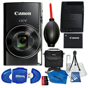 Canon IXY650 Digital Camera Accessory Bundle, Black