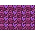 thumbnail image 1 of Ahgly Company Machine Washable Indoor Rectangle Transitional Dark Magenta Purple Area Rugs, 7' x 10', 1 of 7