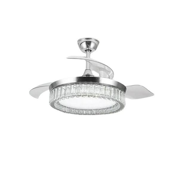 Ventilador De Techo 42 Pulgadas 6 Velocidades Iluminación Led Luz Fría-cálida-neutra Control Remoto
