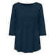 thumbnail image 5 of Plus Tamaño Suelto Ajuste Camisetas para las Mujeres Impresas 3/4 Manga Cuello Redondo Blusa Casual Verano, Más Tamaño de la Túnica de Manga Larga para las Mujeres, 5 of 6