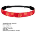 thumbnail image 7 of ZenCart Girls Sports Headband Athletic Hair Band Elastic Headband with Basketball Pattern for Soccer Running Sweatband Sports Accessories, 7 of 7