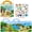 🍒 C_Base#3061, variant on Portable Jelly Sticker Book 7 Themes Reusable Washable Stickers Set – Educational Activity Book, Interactive Learning Scenes, Travel-Friendly Quiet Toy