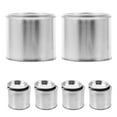 thumbnail image 3 of KAKOWELY 6pcs Iron Round Paint Cans Practical Paint Storage Can Durable Ink Container (0.5L),3.74"X3.74"X3.27", 3 of 5