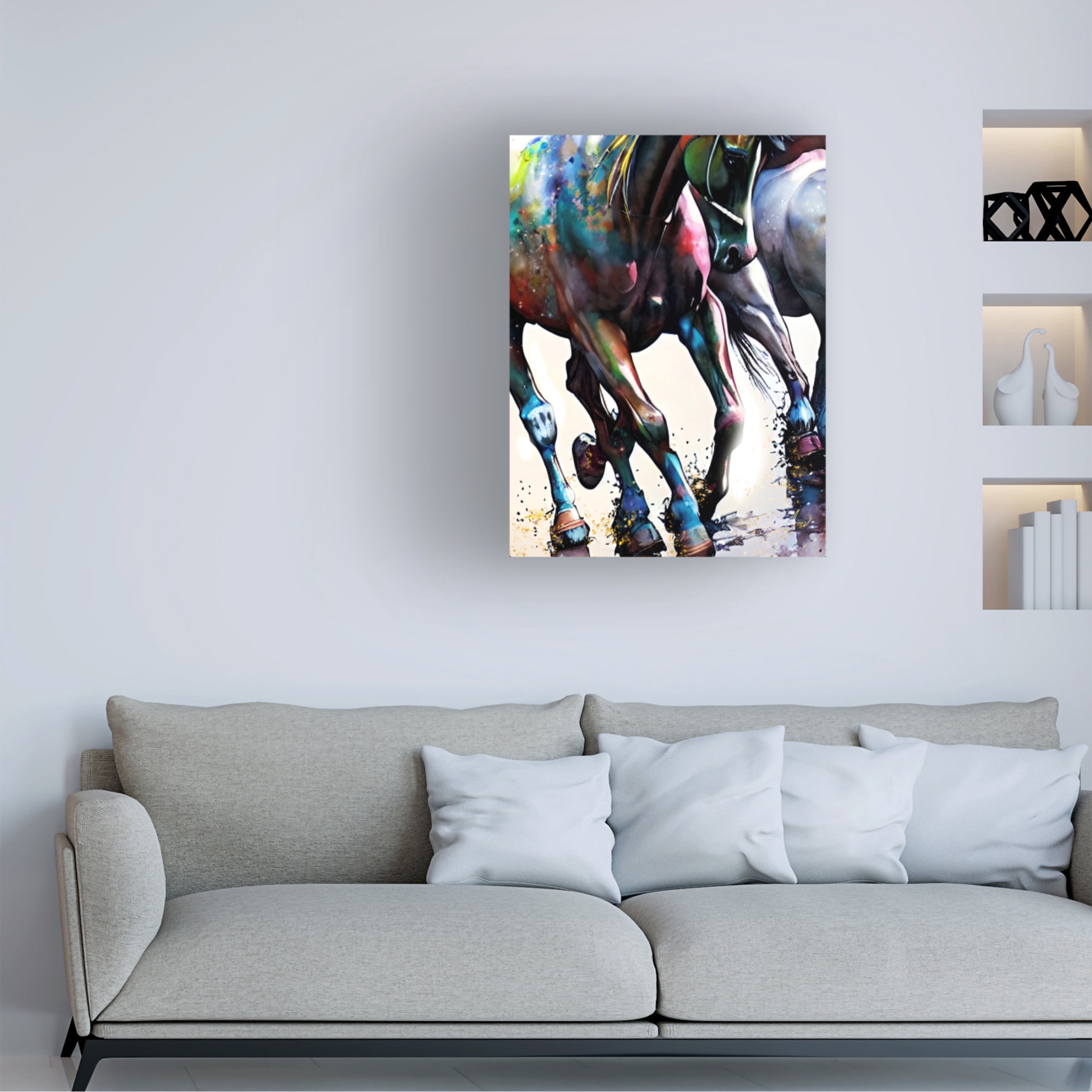 Trademark Fine Art Ruth Day Galloping Canvas Wall Art