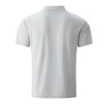 thumbnail image 4 of Cmfcve Trendy Men's Tee Quick Dry Short Sleeve Sport Top Breathable Durable Men's Street Shirt, 4 of 7