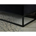 thumbnail image 5 of GZXS Modern Button Tufted Upholstered Storage Bench, Velvet Bedroom Ottoman, Entrway Shoe Bench with Metal Base, 58.6"L x 21.2"W x 18.5"H, Black, 5 of 9