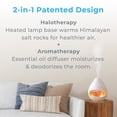 thumbnail image 4 of Pure Enrichment PureGlow Crystal - 2-in-1 Himalayan Salt Lamp & Ultrasonic Essential Oil Diffuser, Original Salt Therapy Lamp, 100% Pure Himalayan Salt, Ambient Glow, 160 mL 16-Hour Tank (Marble), 4 of 4
