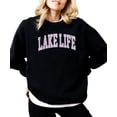 thumbnail image 2 of Cute Lake Life Sweatshirt for Women, Teens, and Girls Trendy Summer Pullover Sweater Black Sweatshirt Adult Medium, 2 of 5