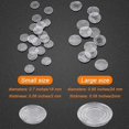 thumbnail image 2 of 100 Pieces Table Tray Glass Rubber Anti Slip Dash Mat Clear, Clear Glass Table Top Bumpers, Glass Table Top Spacer Pad(2 Sizes), 2 of 5