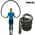 thumbnail image 2 of Fitness Weighted Jump Rope 25mm Heavy Battle Skipping Ropes Power Training Multifunction New, 2 of 2