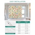 thumbnail image 6 of Spring Floral Tie Up Curtains for Windows 63 Inch Length Balloon Curtains Kitchen Adjustable Balloon Window Shade Country Summer Botanical Tie Up Valance Bathroom Curtain Window 46"x63", 6 of 6