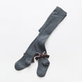 thumbnail image 4 of Quealent Toddler Socks 2024 Boys Girl Socks Tights for Girls Soft Pantyhose Ballet Dance Panty Footed Tights Dark Gray,6-8 Years, 4 of 5