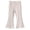 Beige, variant on Girls Flared Leggings Elastic Stretch Waistband Thick Thermal Winter Base Layer Pants Perfect for Winter School, Indoor and Outdoor Wear Size 1T-11