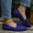 Dark Blue, variant on Maoxin Womens Sandals Fashionable Casual Versatile Pointed Toe Slip On Spring And Summer Bowknot Flat Sandals Sandals Women Dark Blue 37