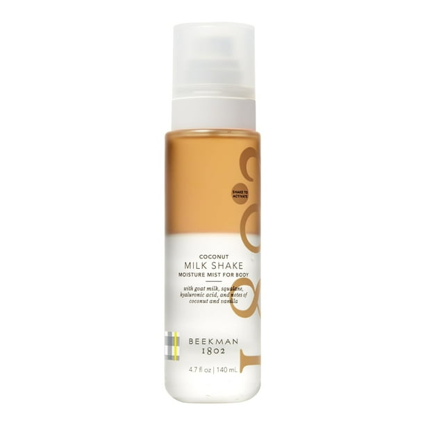 Batido de leche y crema de coco Body Mist Beekman 1802, 140 ml