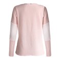 thumbnail image 4 of Fesfesfes Women Sweaters Crewneck Stripe Print Knit Tops Casual Long Sleeves Sweater Tops Under $10, 4 of 9