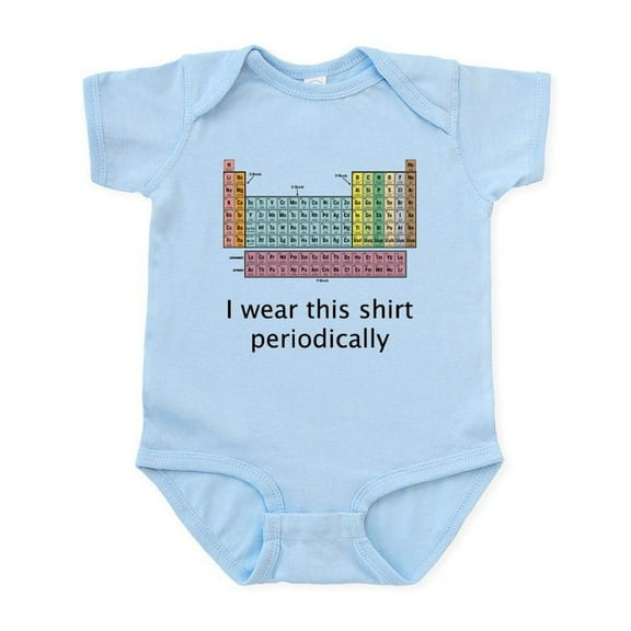 CafePress - I Wear This Shirt Periodically Body Suit - Baby Light Bodysuit, Size Newborn - 24 Months
