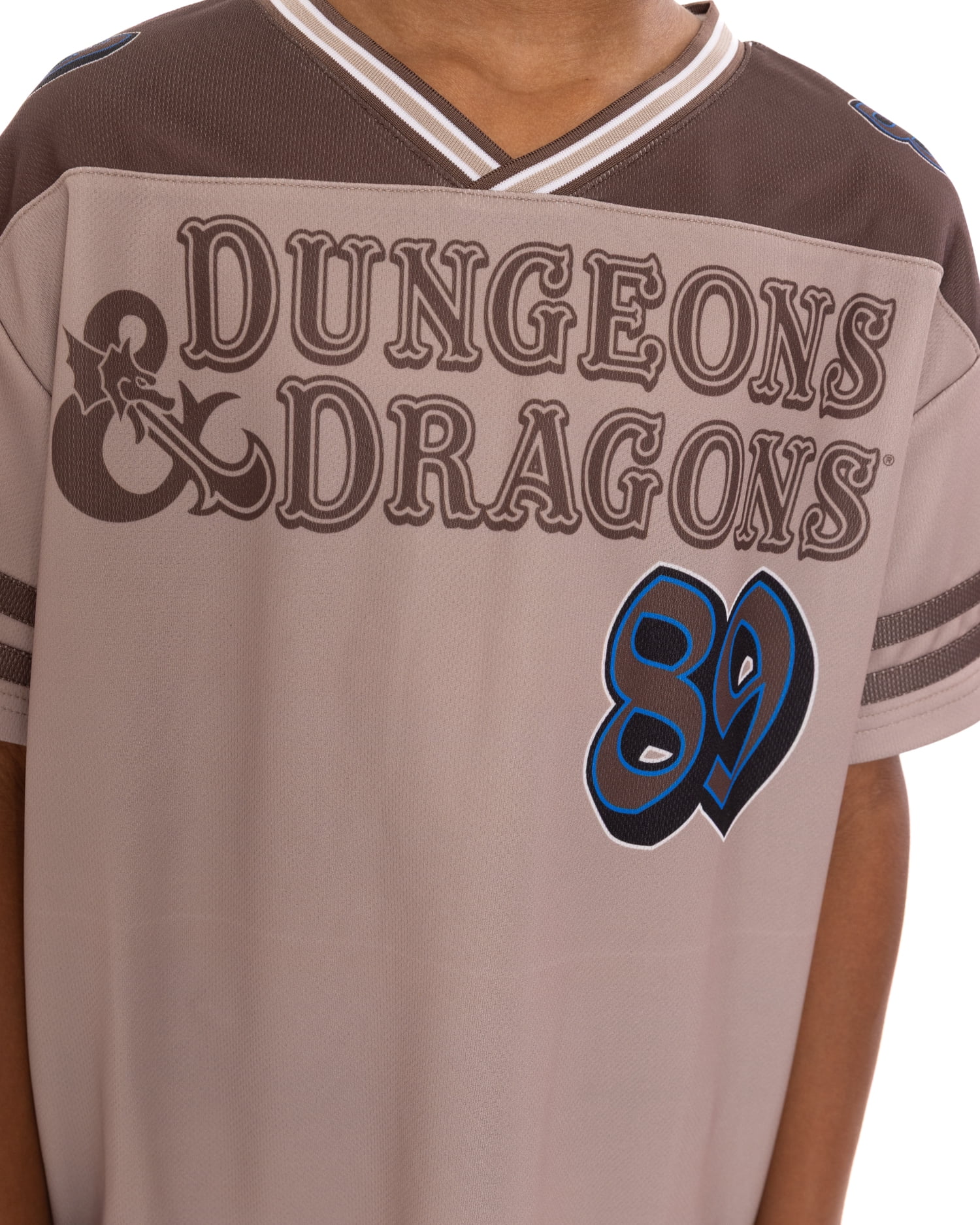 Dungeons & Dragons Boys V Neck Graphic Football Jersey and Shorts Set, Sizes 4-16