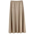 thumbnail image 6 of Girl's Stretch Knit Fit and Flare A-Line Maxi Skirt, 6 of 7