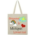 thumbnail image 3 of Inktastic Someone in Michigan loves me Tote Bag, 3 of 5