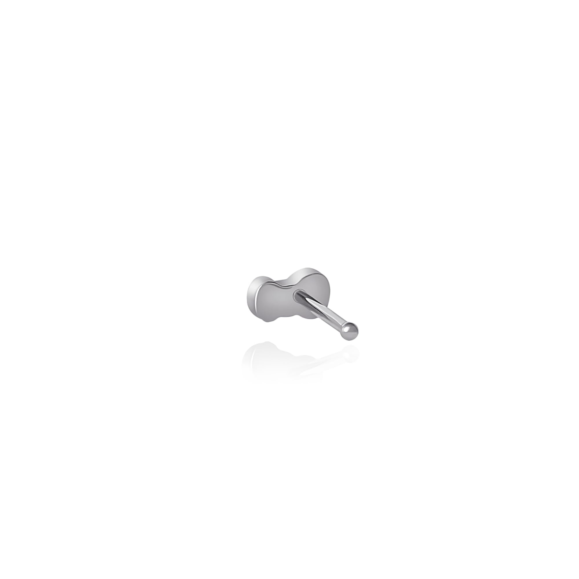 Sanrio Hello Kitty Stainless Steel (316L) Nose Stud - Hello Kitty Bow, Authentic Officially Licensed