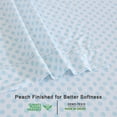 thumbnail image 5 of RUVANTI 100% Organic Cotton Sheets - Twin XL Sheet Sets - 3 Piece Percale Weave Bedding, Crisp, Cooling & Breathable, Soft & Durable, 16" Deep Pocket, Hotel Quality Sábanas - Circle Imprint, 5 of 7