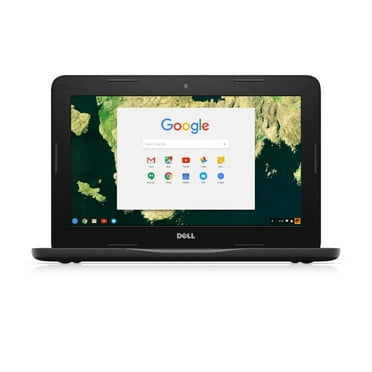 Pre-Owned Dell Chromebook 3180, 1.60 GHz Intel Celeron, 4GB DDR3 RAM, 16GB SSD Hard Drive, Chrome, 11" Screen (Good)