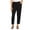 Black, variant on Jessica Simpson Women's Printed Pull-on Pant (Geo Fusion, Small)