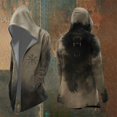 thumbnail image 6 of Kiijoy Boy's Halloween Long Jacket Fantasy Hooded Pocket Cardigan Coat, Khaki, 9-10 Years, 6 of 6