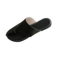 thumbnail image 2 of THDHVS Wide Sandals for Women,Womens Sandals,Women's Fashion Casual Toe Solid Color Spring and Summer Flat Sandals Black 9.5, 2 of 6