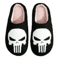 thumbnail image 2 of Pantuflas Con Punta Cerrada Felpa Esqueleto Halloween Cómodas para El Invierno, 2 of 9